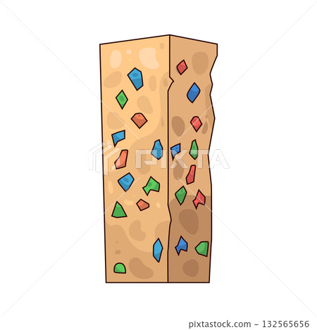 illustration of Climbing Wall illustration of Climbing Wall 132565656
