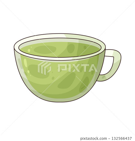illustration of Green Tea illustration of Green Tea 132566437