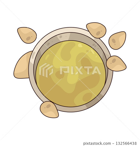 illustration of Peanut Butter 132566438