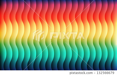 Rainbow Wave Lines Vertical Gradient Pattern with Optical Flow and Color Depth Rainbow Wave Lines Vertical Gradient Pattern with Optical Flow and Color Depth 132566679