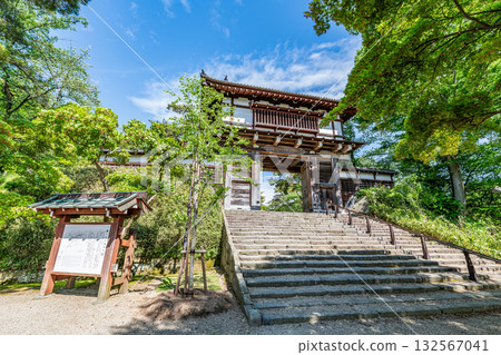 秋田縣秋田市千州公園久保田城正門(一之門) 秋田縣秋田市千州公園久保田城正門(一之門) 132567041