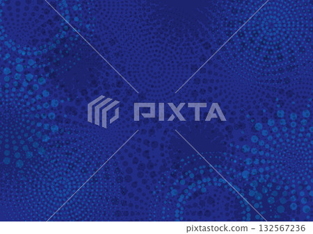 Navy blue with various dot patterns 132567236