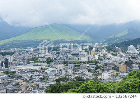 Kannawa hot spring town viewed from a high observation deck Kannawa hot spring town viewed from a high observation deck 132567244