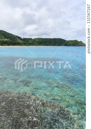Furuzamami Beach boasts some of the clearest water on Zamami Island Furuzamami Beach boasts some of the clearest water on Zamami Island 132567267