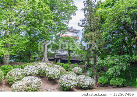 秋田縣秋田市、泉州公園、久保田城大隅櫓 132567499