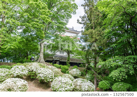 秋田縣秋田市、泉州公園、久保田城大隅櫓 132567500