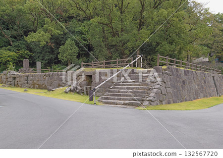 Sengan-en Garden, Kagoshima, reverberatory furnace ruins 132567720