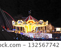 Tokinosumika's illuminated merry-go-round at night 132567742