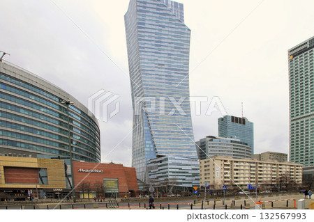 WARSAW, POLAND - FEBRUARY 23, 2020: Warsaw Financial Centre, Poland WARSAW, POLAND - FEBRUARY 23, 2020: Warsaw Financial Centre, Poland 132567993