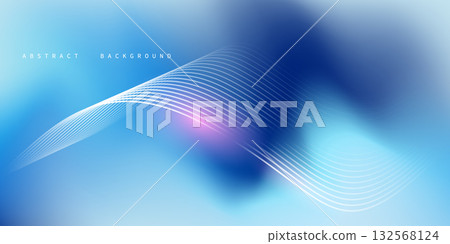 Abstract technology particle wave background. Modern design vector illustration. 132568124