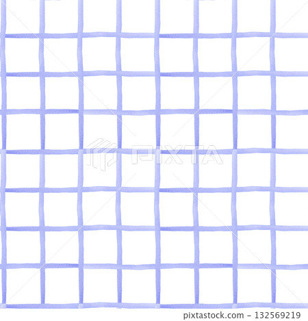 Watercolor lavender checkered seamless pattern 132569219