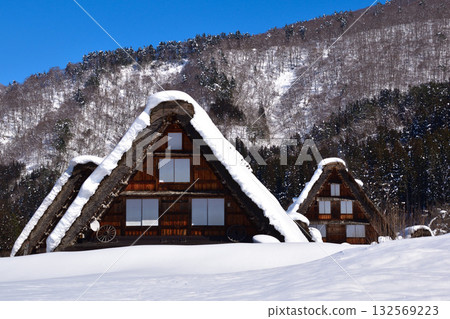 冬天的白川鄉 冬天的白川鄉 132569223