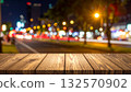 夜景中模糊燈光的絢麗散景 132570902