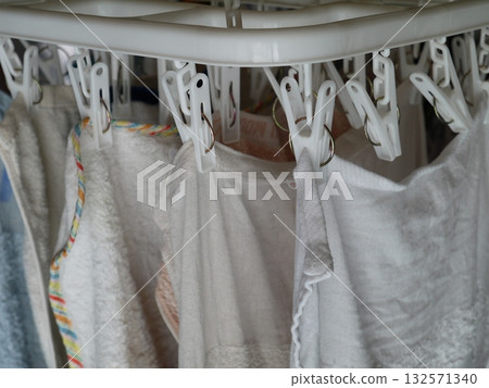 Room-dried laundry Room-dried laundry 132571340