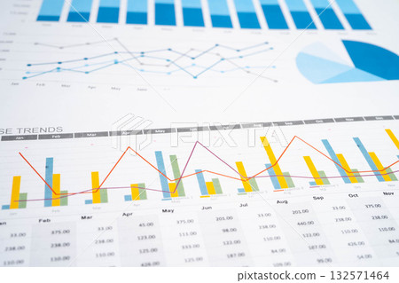 Graphs paper. Financial development, Banking Account, Statistic, Investment Analytic research data economy. Graphs paper. Financial development, Banking Account, Statistic, Investment Analytic research data economy. 132571464