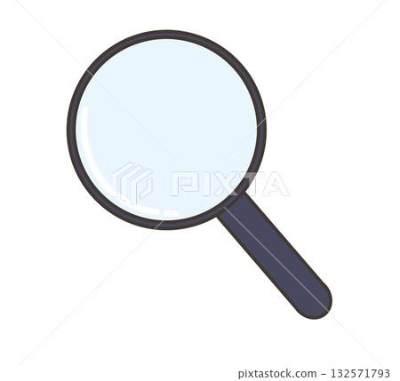 Magnifying glass illustration (learning and exploration image) Magnifying glass illustration (learning and exploration image) 132571793