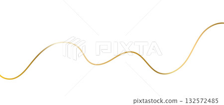 Thin gold line, string golden ribbon isolated on white background Thin gold line, string golden ribbon isolated on white background 132572485