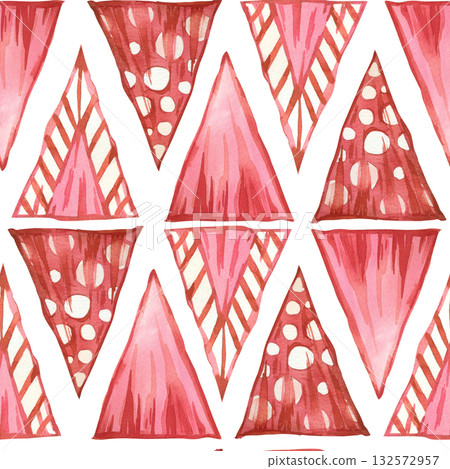 Seamless watercolor pattern of colored bright flags hand-painted with watercolor. Watercolor illustration is perfect for printing on fabric, paper, packaging design, packaging bags and textiles. Seamless watercolor pattern of colored bright flags hand-painted with watercolor. Watercolor illustration is perfect for printing on fabric, paper, packaging design, packaging bags and textiles. 132572957