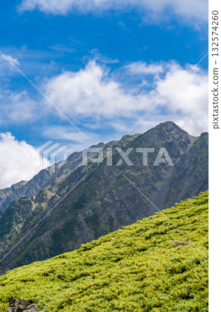 Ainotake seen from Kitadake Sanso Mountain Lodge Climbing Kitadake in the Southern Alps Ainotake seen from Kitadake Sanso Mountain Lodge Climbing Kitadake in the Southern Alps 132574260