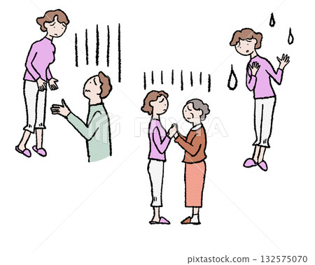 家庭問題諮詢插圖 家庭問題諮詢插圖 132575070