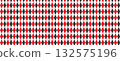 Harlequin red and black pattern background. Diamonds, checks, rhombus, and lozenges form a geometric grid. Vector seamless texture. Used for retro design and fashion prints. 132575196