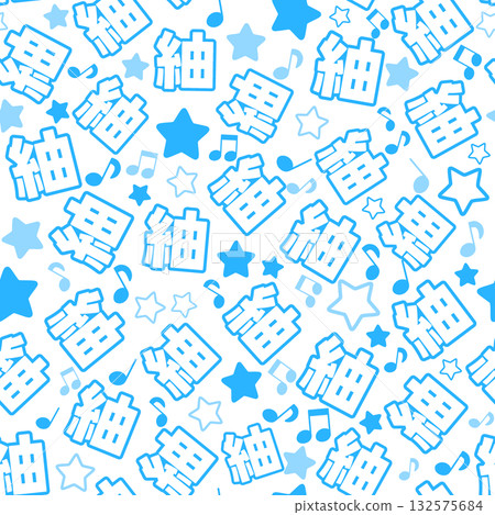 Blue tsumugi seamless pattern Blue tsumugi seamless pattern 132575684