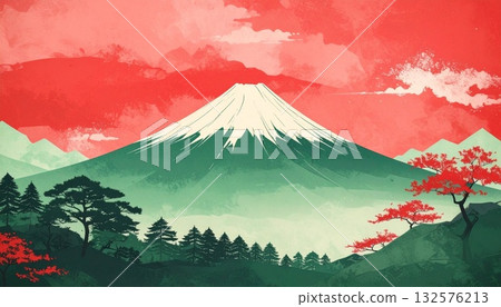 富士山 富士山 132576213