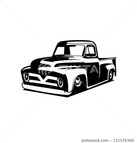 Trucking logo silhouette front view with white background. Recommended for logo, badge, emblem, icon, sticker design. Available in 10 eps. Trucking logo silhouette front view with white background. Recommended for logo, badge, emblem, icon, sticker design. Available in 10 eps. 132576309