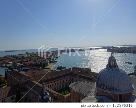 Overlooking the Grand Canal and the rooftops of Venice Overlooking the Grand Canal and the rooftops of Venice 132576311