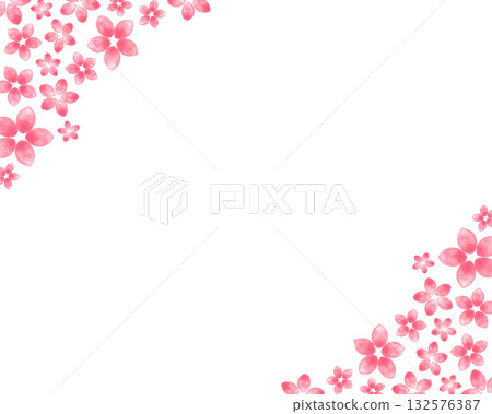 Watercolor peach blossom frame material | Perfect background material for spring, Hinamatsuri, celebrations, and card designs Watercolor peach blossom frame material | Perfect background material for spring, Hinamatsuri, celebrations, and card designs 132576387
