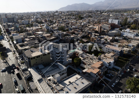 Aerial view of the city of Arequipa Aerial view of the city of Arequipa 132578140