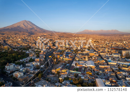 Aerial view of the city of Arequipa 132578148