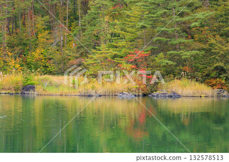 五色沼湖與沼澤：秋葉美景盡收眼底 132578513