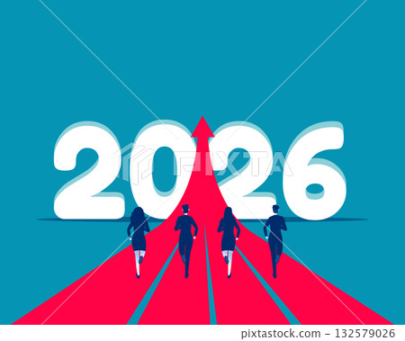 People running to 2026. Start up a new to goal 132579026