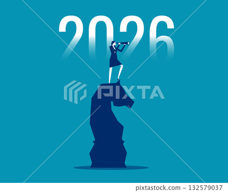2026. Businesswoman planning and vision for 2026 2026. Businesswoman planning and vision for 2026 132579037
