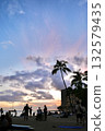Sunset on a Hawaiian beach 132579435