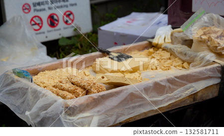 Korean dalgona candy and yeot sweet snacks for sale Korean dalgona candy and yeot sweet snacks for sale 132581711