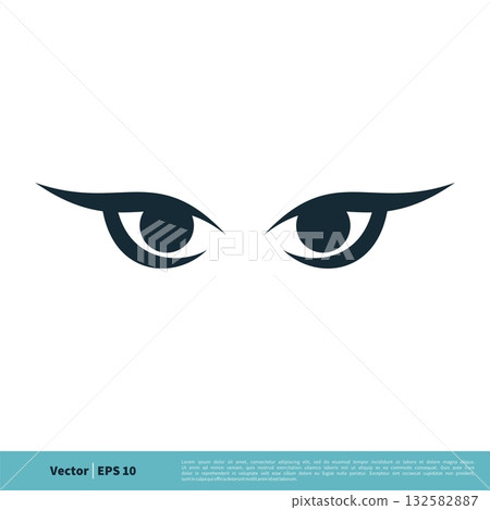 Eye / Vision Icon Logo Vector Template Illustration Design. Vector EPS 10. 132582887