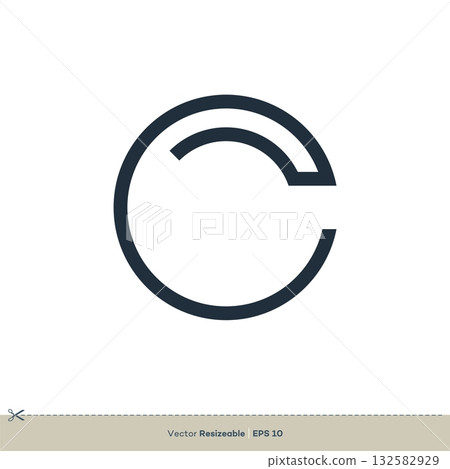 Letter C Icon Vector Logo Template Illustration Design. Vector EPS 10. Letter C Icon Vector Logo Template Illustration Design. Vector EPS 10. 132582929