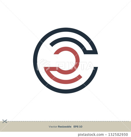 Letter C Icon Vector Logo Template Illustration Design. Vector EPS 10. Letter C Icon Vector Logo Template Illustration Design. Vector EPS 10. 132582930
