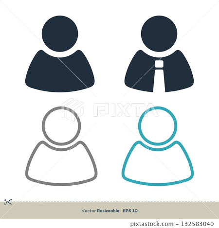 Avatar Profile Icon Vector Logo Template Illustration Design. Vector EPS 10. Avatar Profile Icon Vector Logo Template Illustration Design. Vector EPS 10. 132583040
