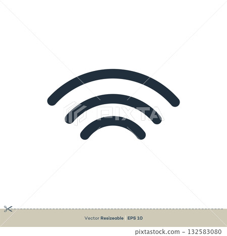 Signal Icon Vector Logo Template Illustration Design. Vector EPS 10. 132583080