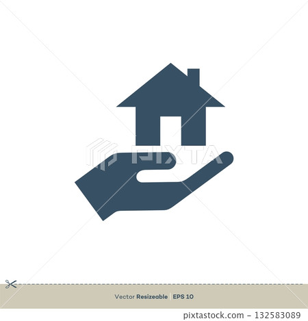 House Care Icon Vector Logo Template Illustration Design. Vector EPS 10. House Care Icon Vector Logo Template Illustration Design. Vector EPS 10. 132583089