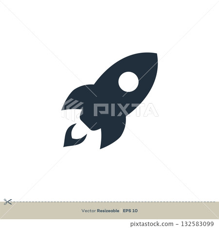 Rocket Launched Icon Vector Logo Template Illustration Design. Vector EPS 10. Rocket Launched Icon Vector Logo Template Illustration Design. Vector EPS 10. 132583099