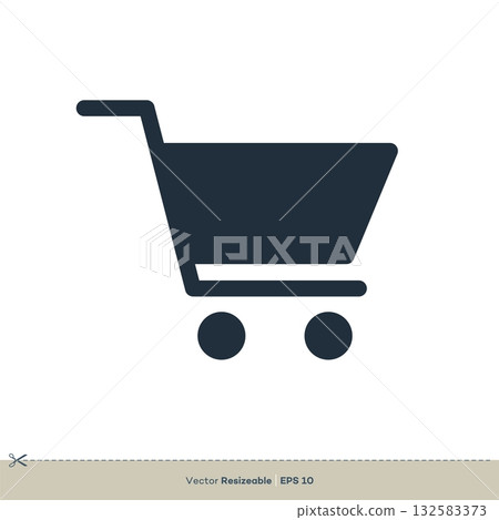 Shopping Cart Icon Vector. Trolley Logo Template Illustration Design. Vector EPS 10. Shopping Cart Icon Vector. Trolley Logo Template Illustration Design. Vector EPS 10. 132583373