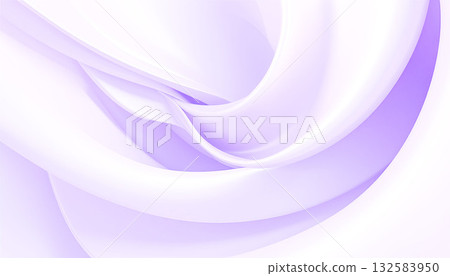 <Illustration> Background material, abstract background with swirls, purple 132583950