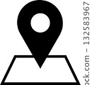 地圖和指針的向量插圖,清晰顯示位置資訊和目的地 | 導航、旅遊資訊、推廣 地圖和指針的向量插圖,清晰顯示位置資訊和目的地 | 導航、旅遊資訊、推廣 132583967