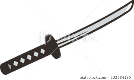 knife in a hand icon 132584120