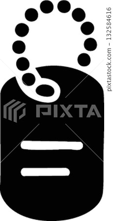 black leather case for briefcase icon 132584616