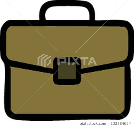 black leather case for briefcase icon black leather case for briefcase icon 132584634